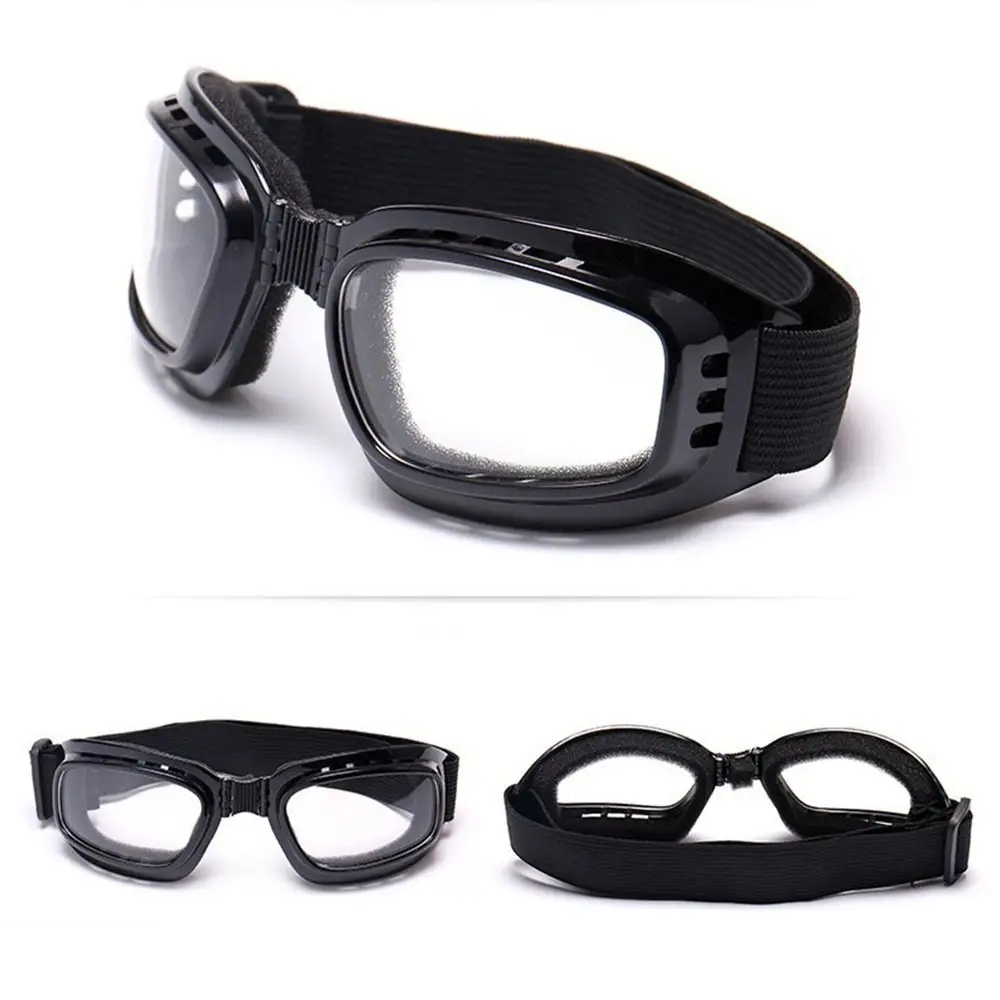 Plastic Folded Protective Glasses Impact Resistant Mutlicolor Ridding Anti-goggles Splash Prevention Climbing Protective Glasses