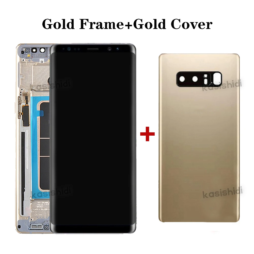 OLED Small Size For Samsung Galaxy Note 8 N9500 N950FD N950U SM-N950A LCD Display Touch Screen Digitizer Assembly With/No Frame