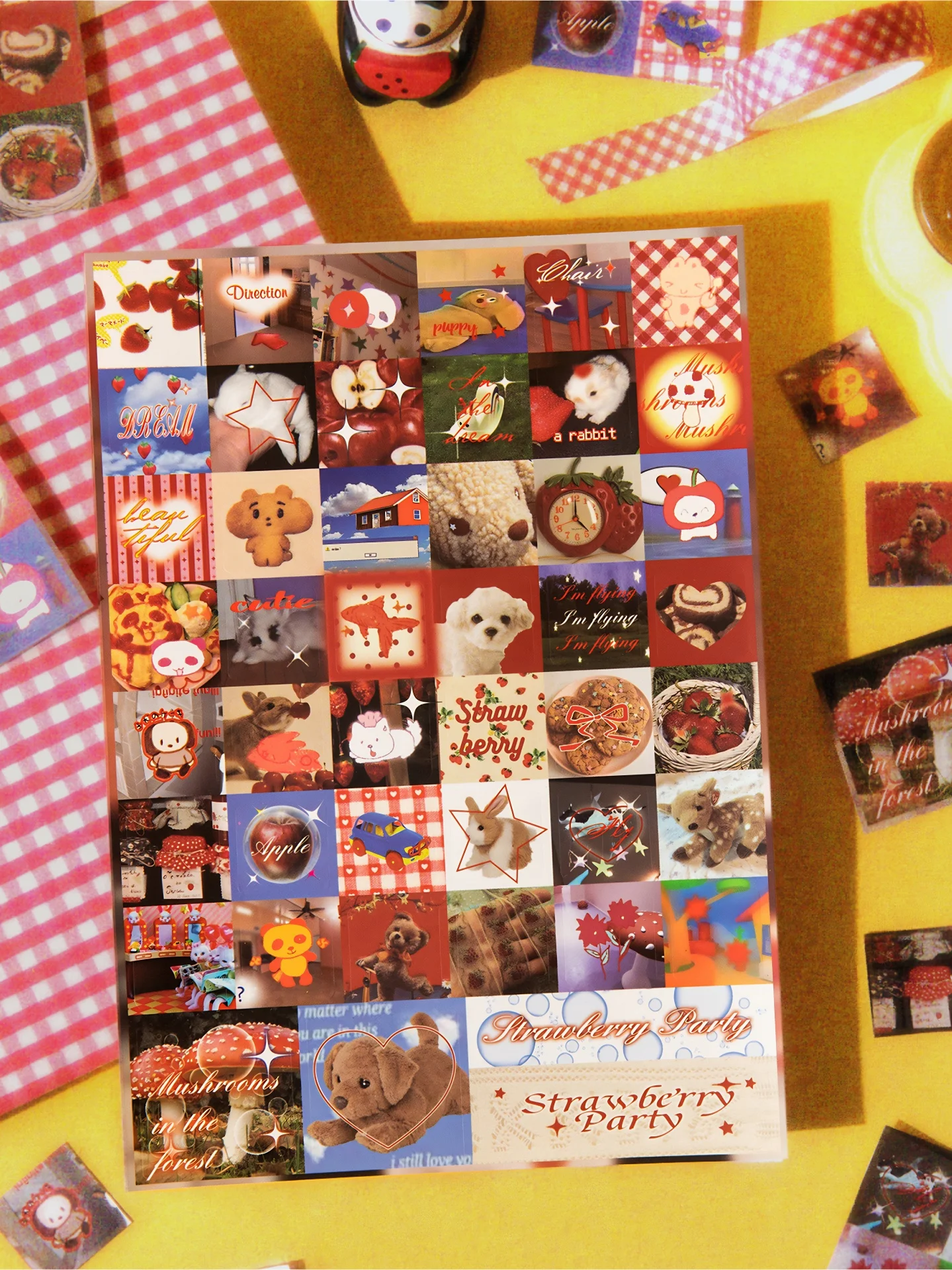 

Декоративные наклейки с сахарной поэмой Blo, американский Sle, ретро журнальный журнал, Fsy, дневник, клейкие наклейки, бумажные Crts