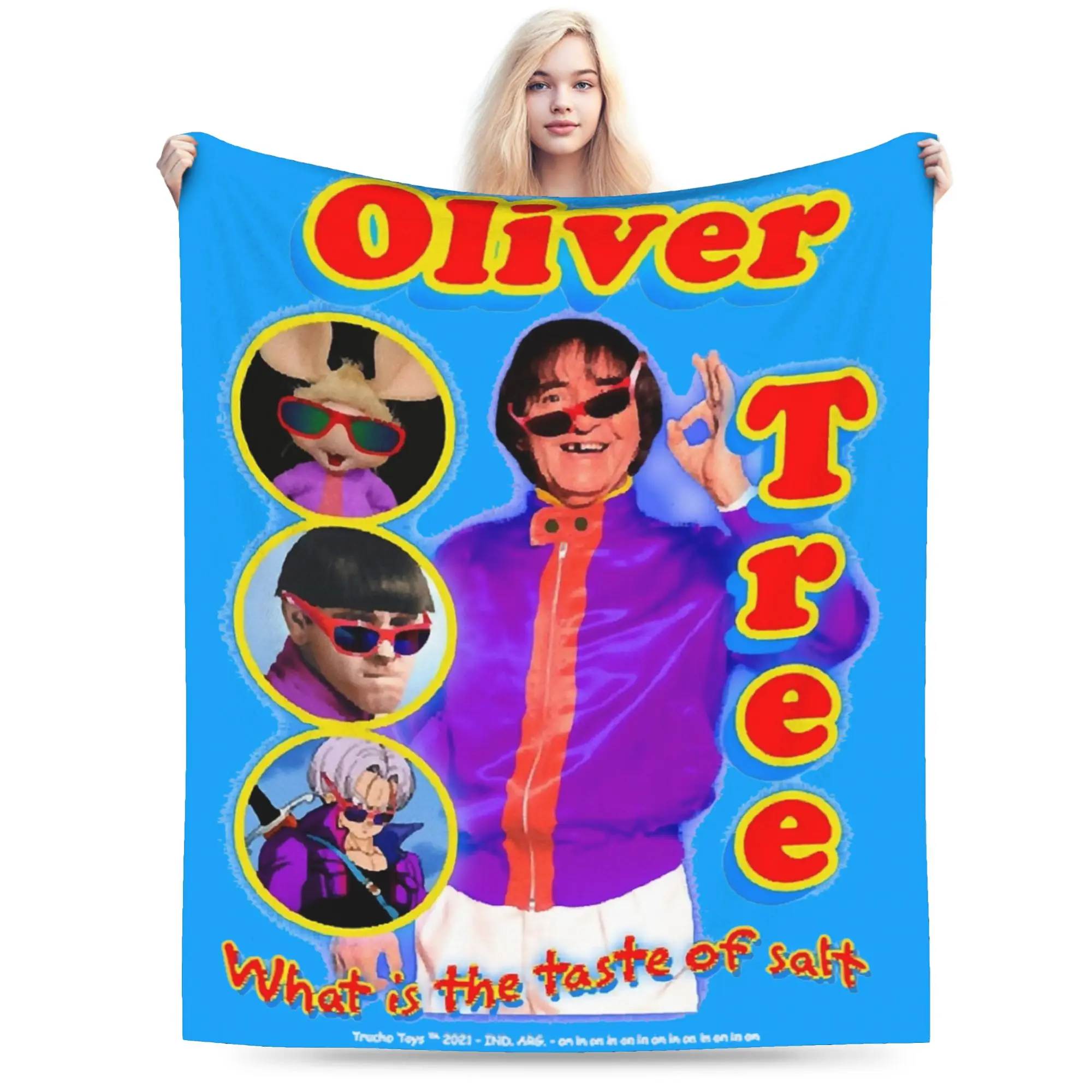 Oliver Tree singer music  Blanket Multiple Sizes Warm Cozy Fluffy  Throw Blankets for Sofa Couch and Bed