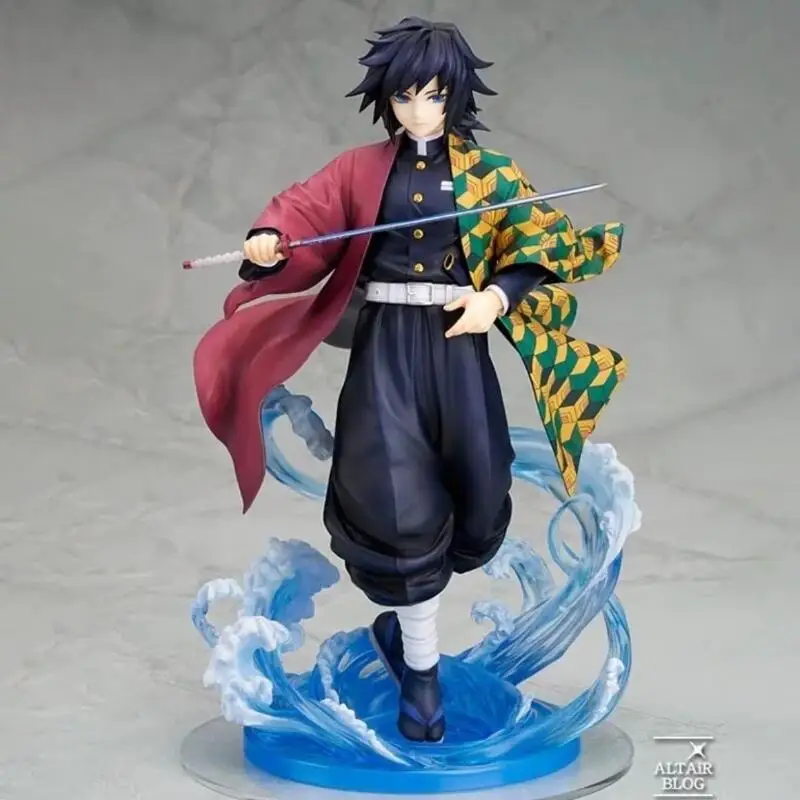 شيطان القاتل الطرفية Tomioka Giyuu الديكور حامل سطح المكتب الديكور الإبداعية الكرتون جديد Kawaii الساخن بيع هدية عيد