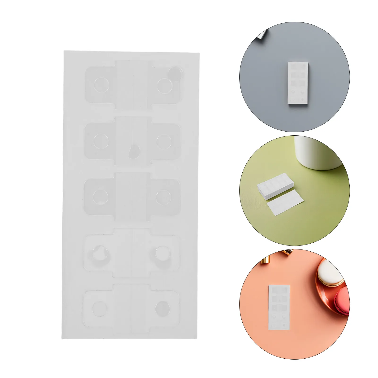 

50 листов прозрачных самоклеящихся наклеек для усиления отверстий в перфорации бумаги для офиса, школы, альбомов, защитные этикетки для перфорации