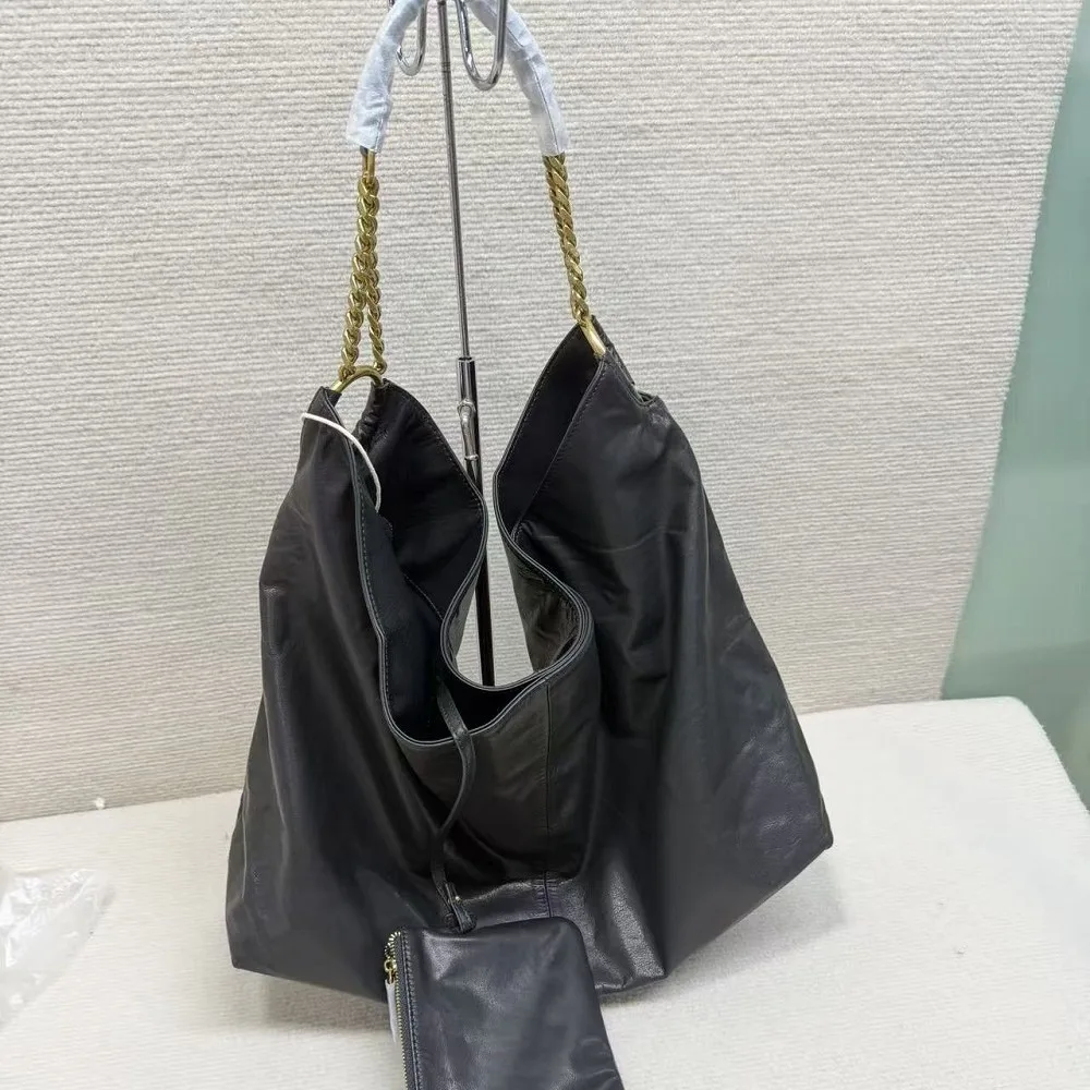 New High-end Underarm Casual Lazy Style High-end Sense Commuting Casual Versatile Chain Shoulder Bag Texture Unique Fashion