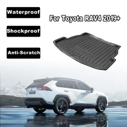 Car Rear Trunk Boot Liner Cargo Mat Luggage Tray Floor Carpet Mud Protector Car Accessories Replacement For Toyota RAV4 2019+