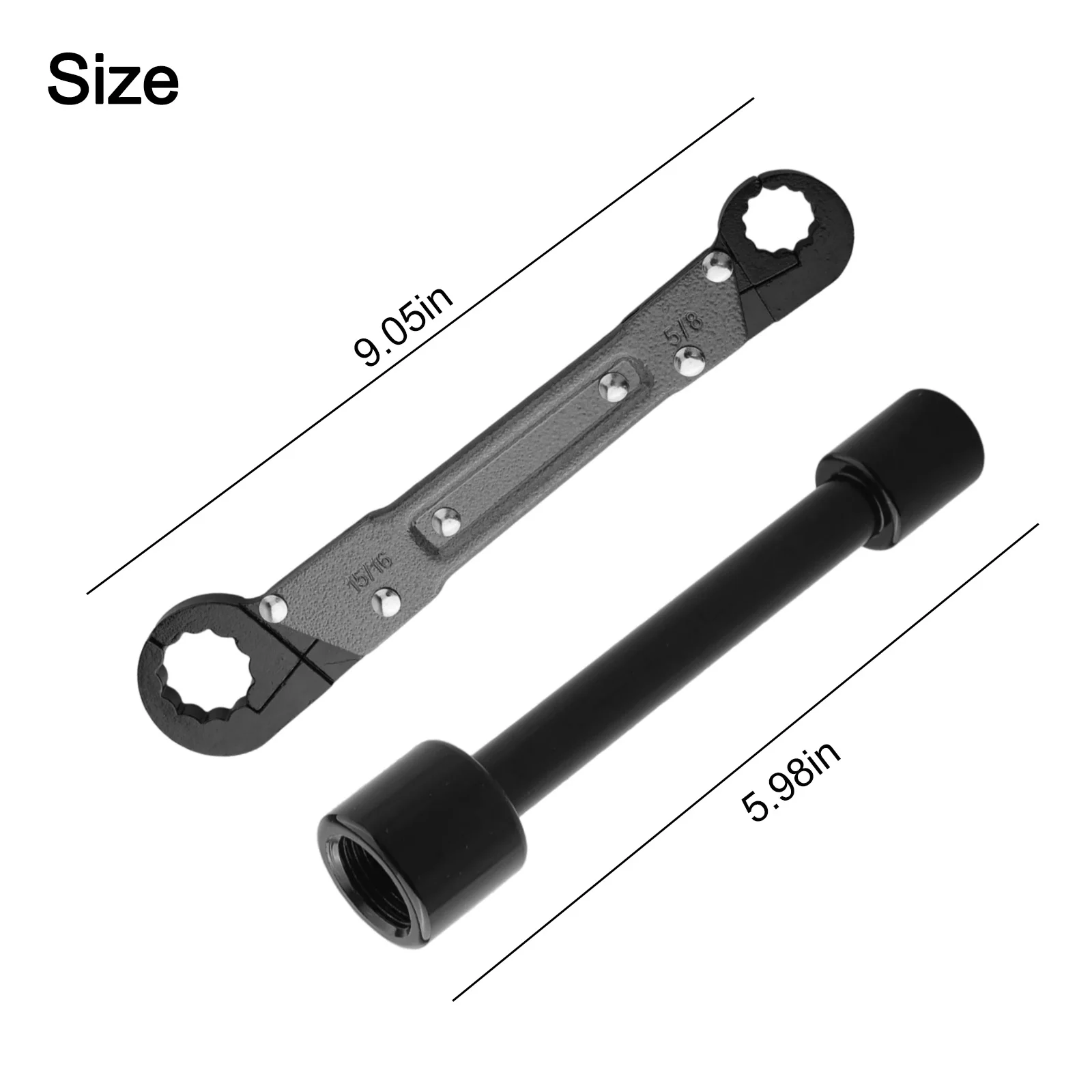 Plumbing Tools Angle Stop Wrench Kit Angle-on Wrench Professional Plumber Wrench For Replacing Compression Angle Stops