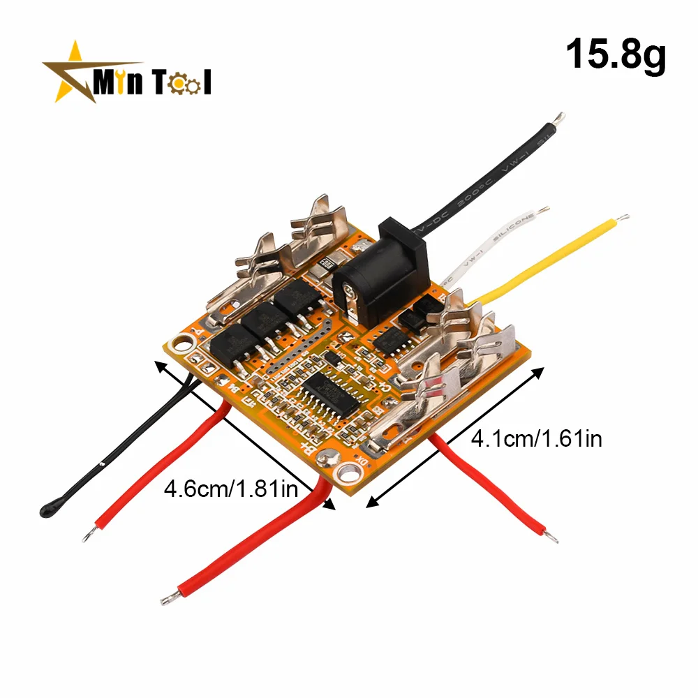 Imagem -02 - Li-ion Lithium Battery Protection Circuit Charger Board Module Lipo Cell Pcm Pcb Bms para Power Tool Acessório 18650 5s 18.5v 21v
