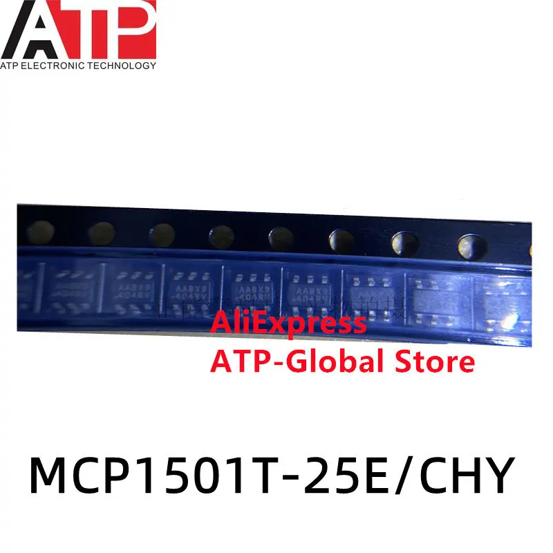 5PCS MCP1501T-25E/CHY SOT-23-6 AABX MCP1501T-25E Original inventory of integrated chip ICs