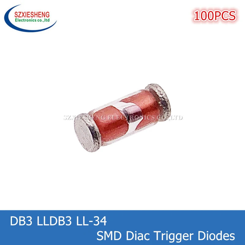 100PCS DB3 DB-3 LLDB3 LLDB-3 LL-34 LL34 SMD Diac Trigger Diodes