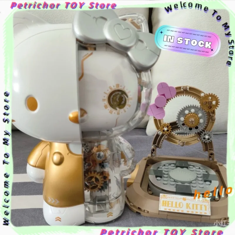 

In Stock Kitty Cat Semi Mechanical Style Mystery Toy Handheld Building Toy A Perfect Gift Graduation Gift（High Quality Version）