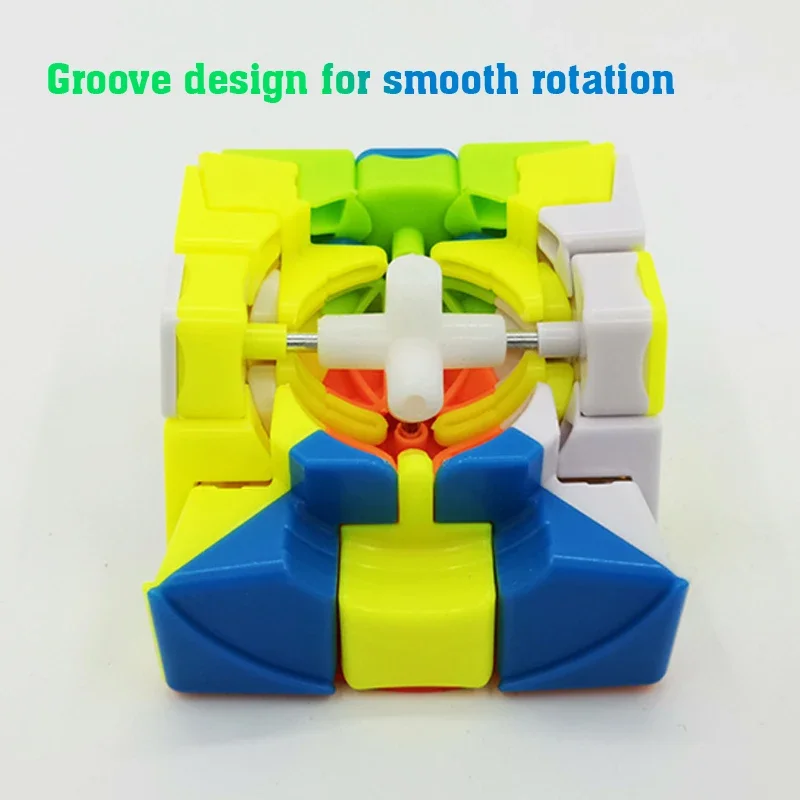 المكعب الخماسي السحري المهنية شكل غريب نجوم الخماسي المكعب السحري المنافسة سرعة لغز مكعبات لعب للأطفال الأطفال