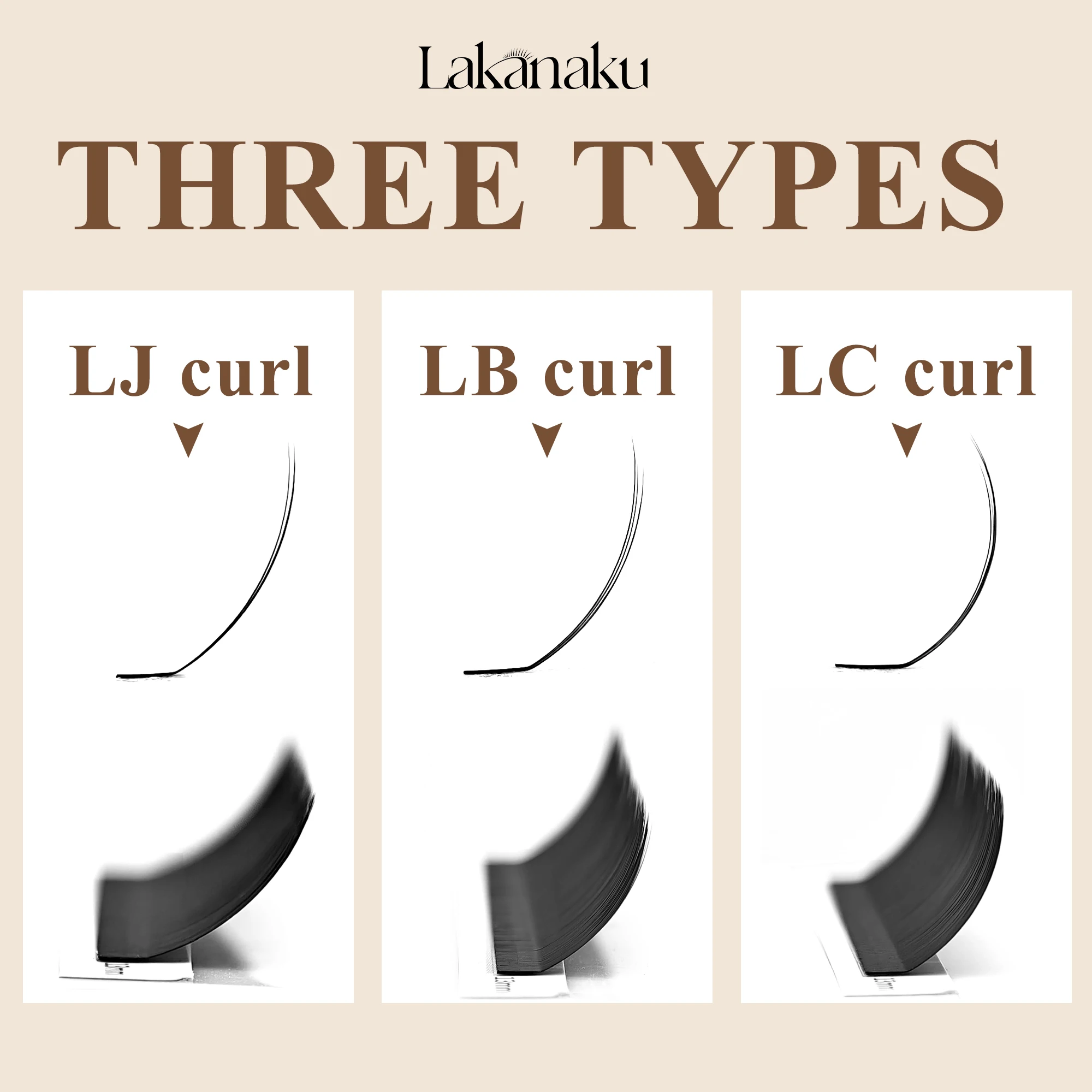Abonnie LB LC Camellia Lashes Pre-bundled Lash LJ Curl Spikes Lashes Manhua Lashes Wispy Set Multi Layer Eyelashes