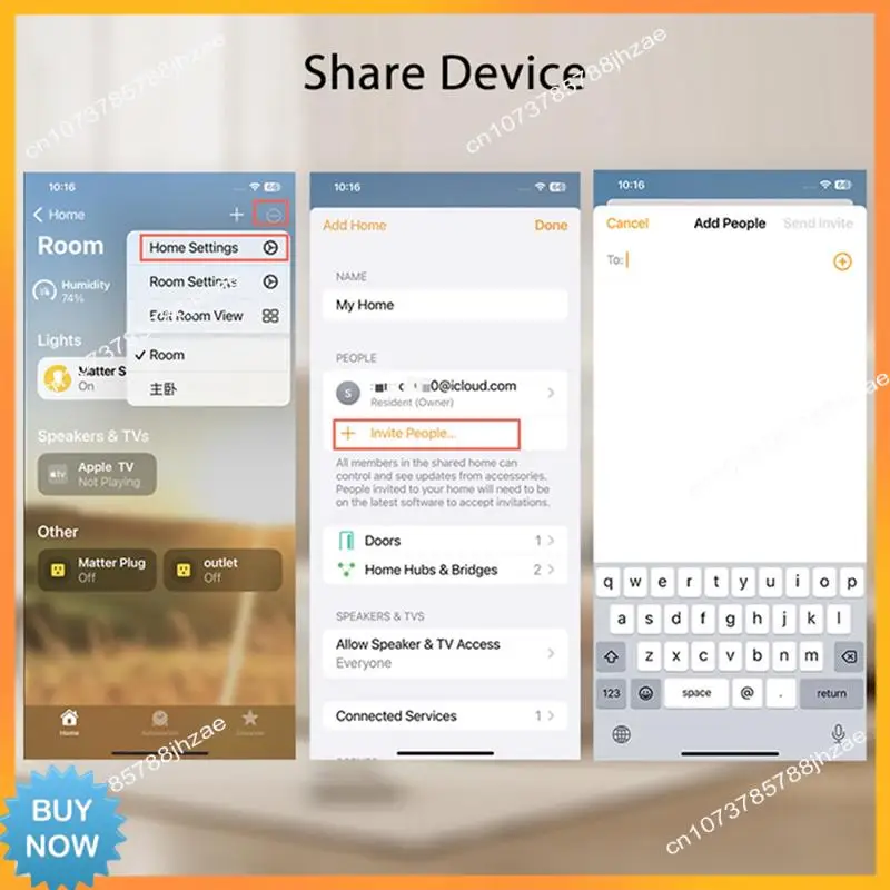 

A10R 1 шт. Matter Wi-Fi умный переключатель белый ПК Tuya Smart Life работает с для Homekit Alexa Google Home