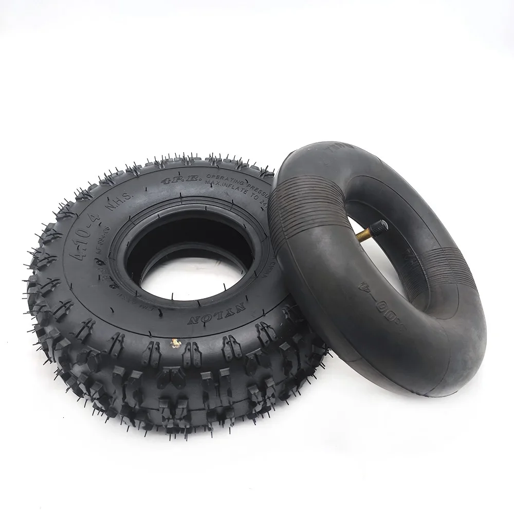 4.10-4 Tire 410/350-4 ATV Quad Go Kart 47cc 49cc inner outer tyre for All Models 4.10-4 Wheel Parts