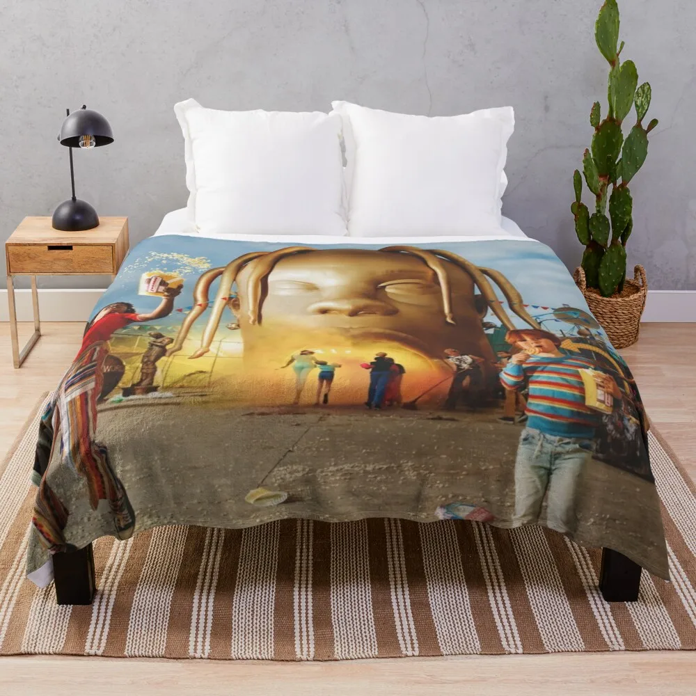 ASTROWORLD 2018 Throw Blanket anime Luxury Thicken Fashion Sofas Blankets