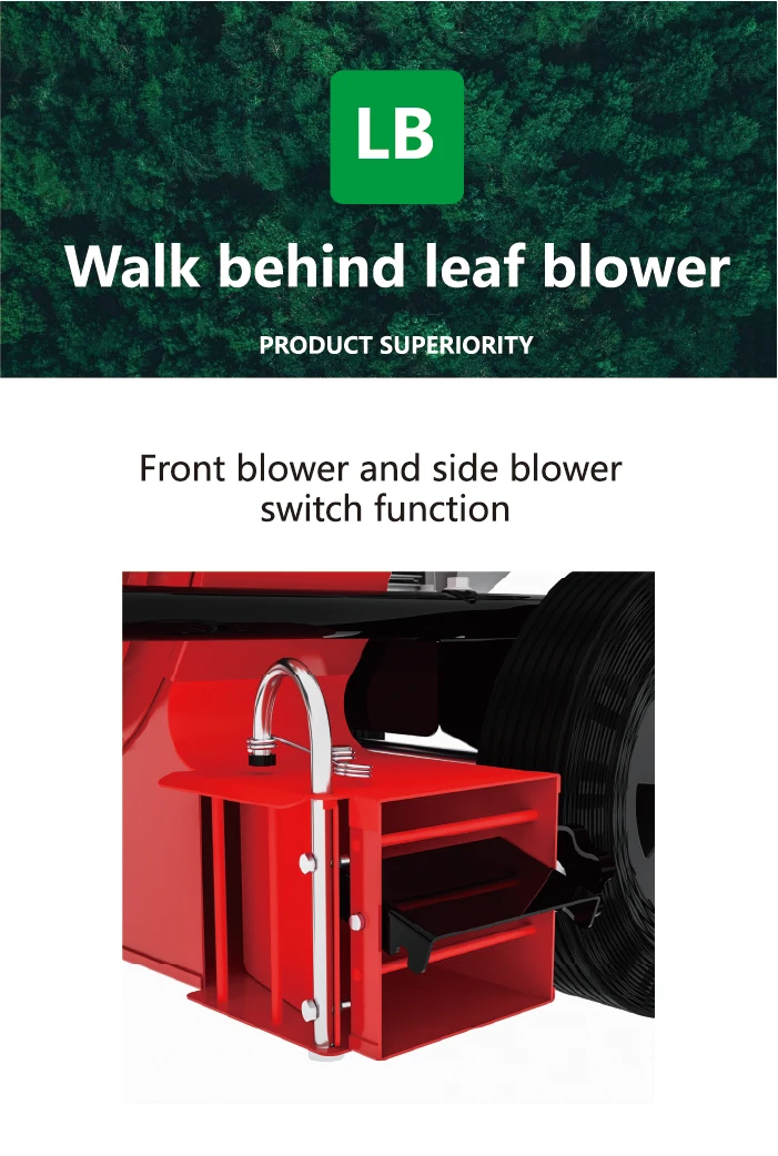 Parking Lots Leaf Cleaning China Manufacturer Wheeled Good Quality Walk Behind Leaf Blower