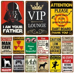 Caution Warning Metal Sign For Safety Signs Danger Beware Tin Sign Plate Home Wall Decor Vintage Plaque Home Art Painting Poster