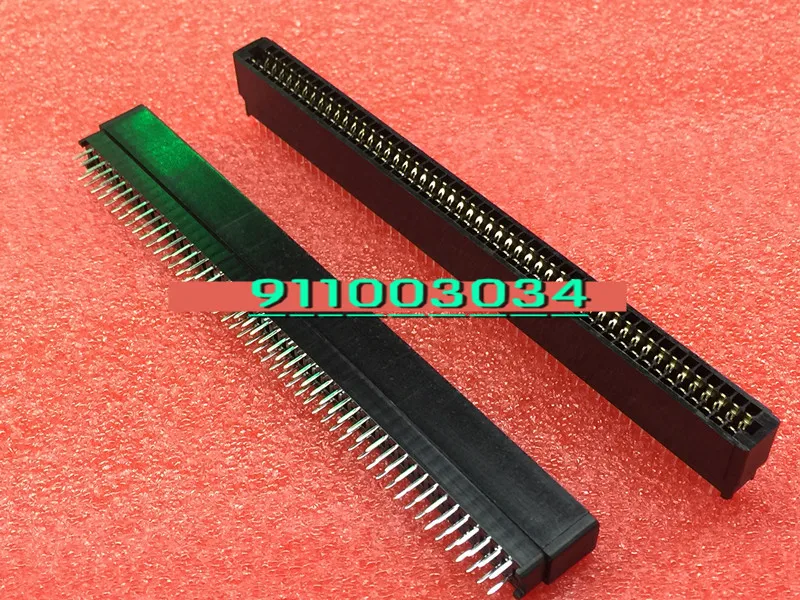 5PCS    S-100M-2.54-5 100P  S-128M-2.54-5 128P  Goldfinger slot EDGE CONNECTOR SLOT