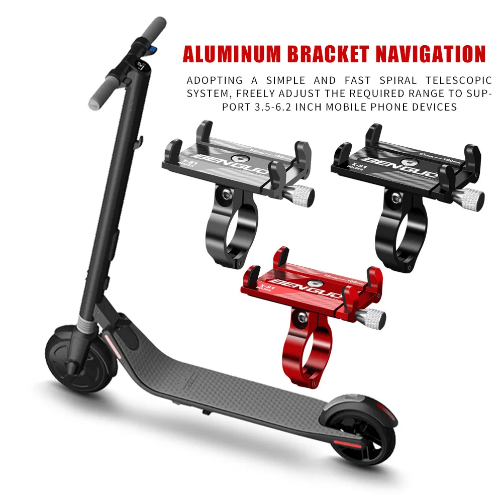 Bicycle Handlebar Phone Holder Classic  Practical Multi-functional Electric Scooter Bike Phone Mount Bracket