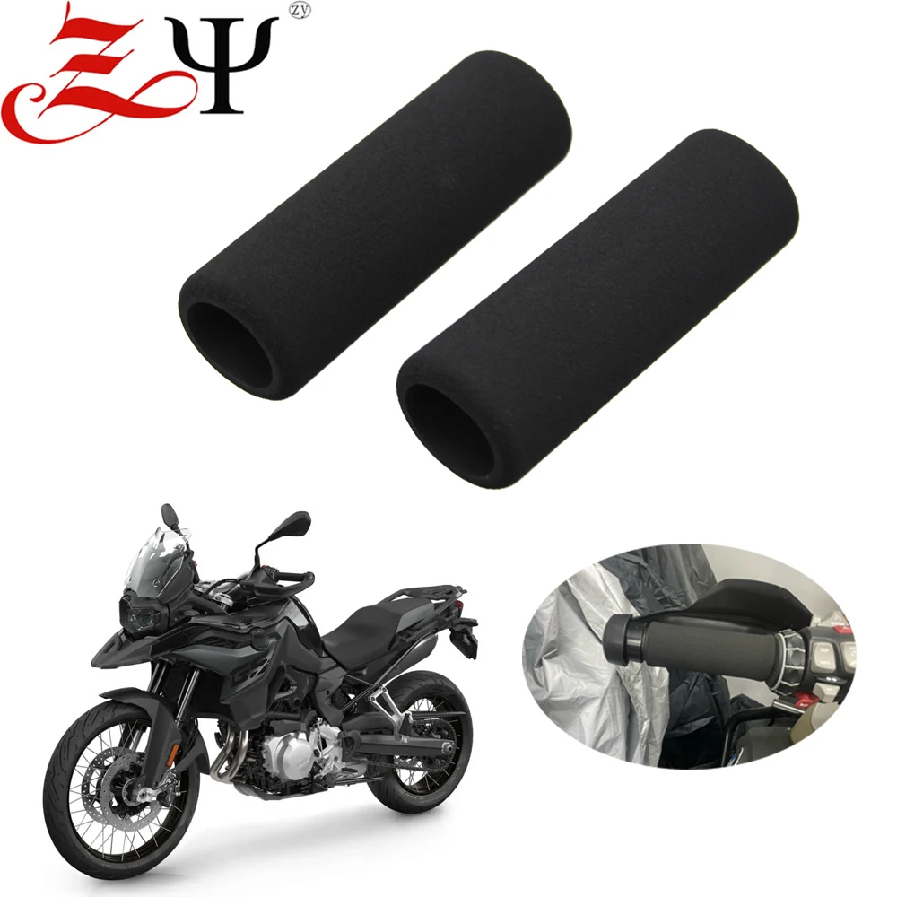 

Motorcycle Accessories Grips Cover Slip-on Foam Handlebar Anti Vibration Comfort Scooter Hand Grip Cover For BMW YAMHA Honda
