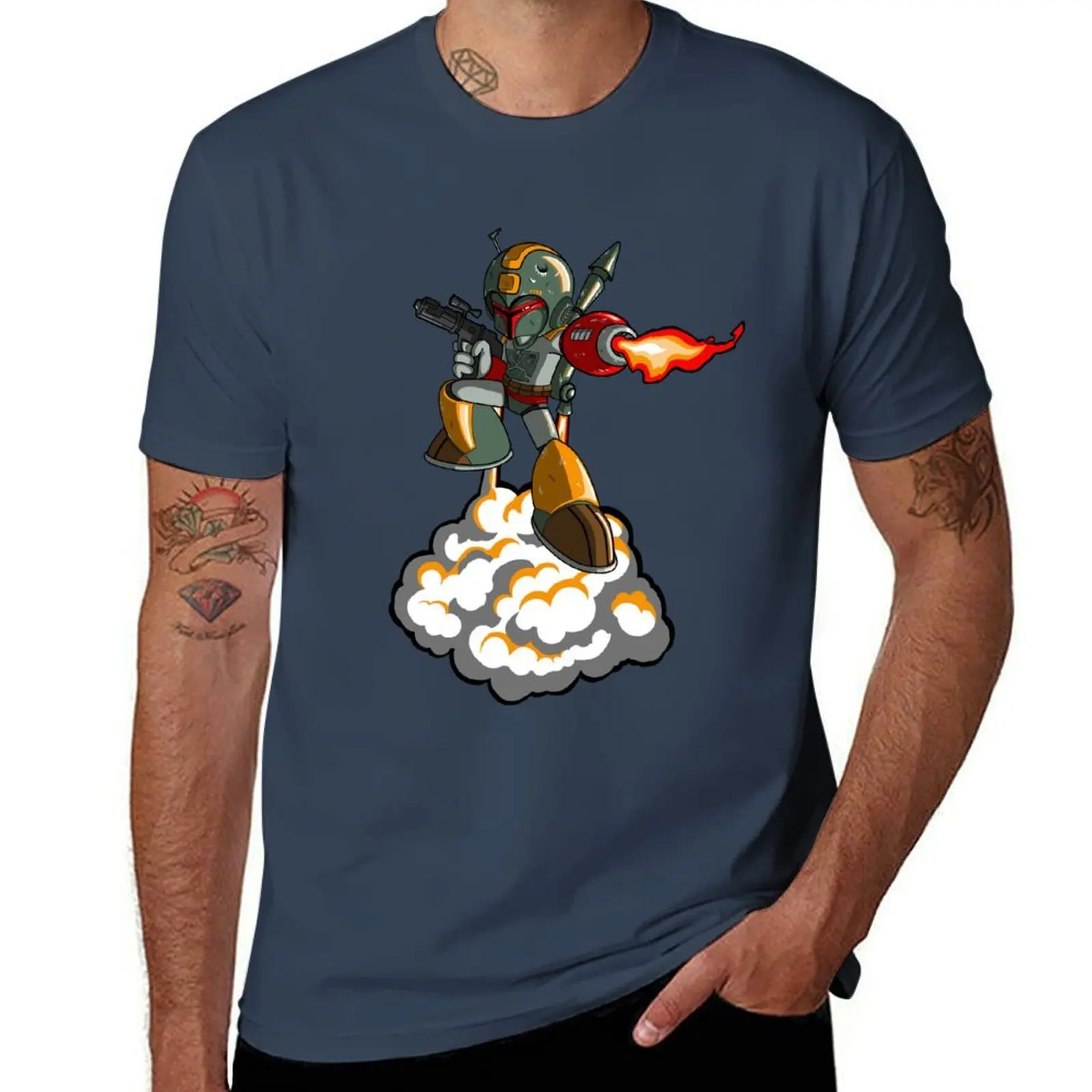 Mega Fett T-Shirt Casual Everyday Short Sleeve T-Shirt