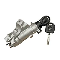 Carcasa de cerradura de encendido, interruptor de arranque, cilindro de cerradura de encendido con llaves 4B0905851B 3B0905855G para A3 A4 VW Beetle, Igitio