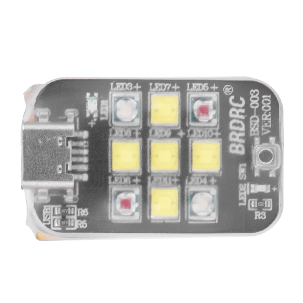 

A51I световой стробоскоп для Avata 2, светодиодный светильник для велосипеда, самолета, ночной летающий фонарь, вспышка, мини-мигающий предупредительный сигнал