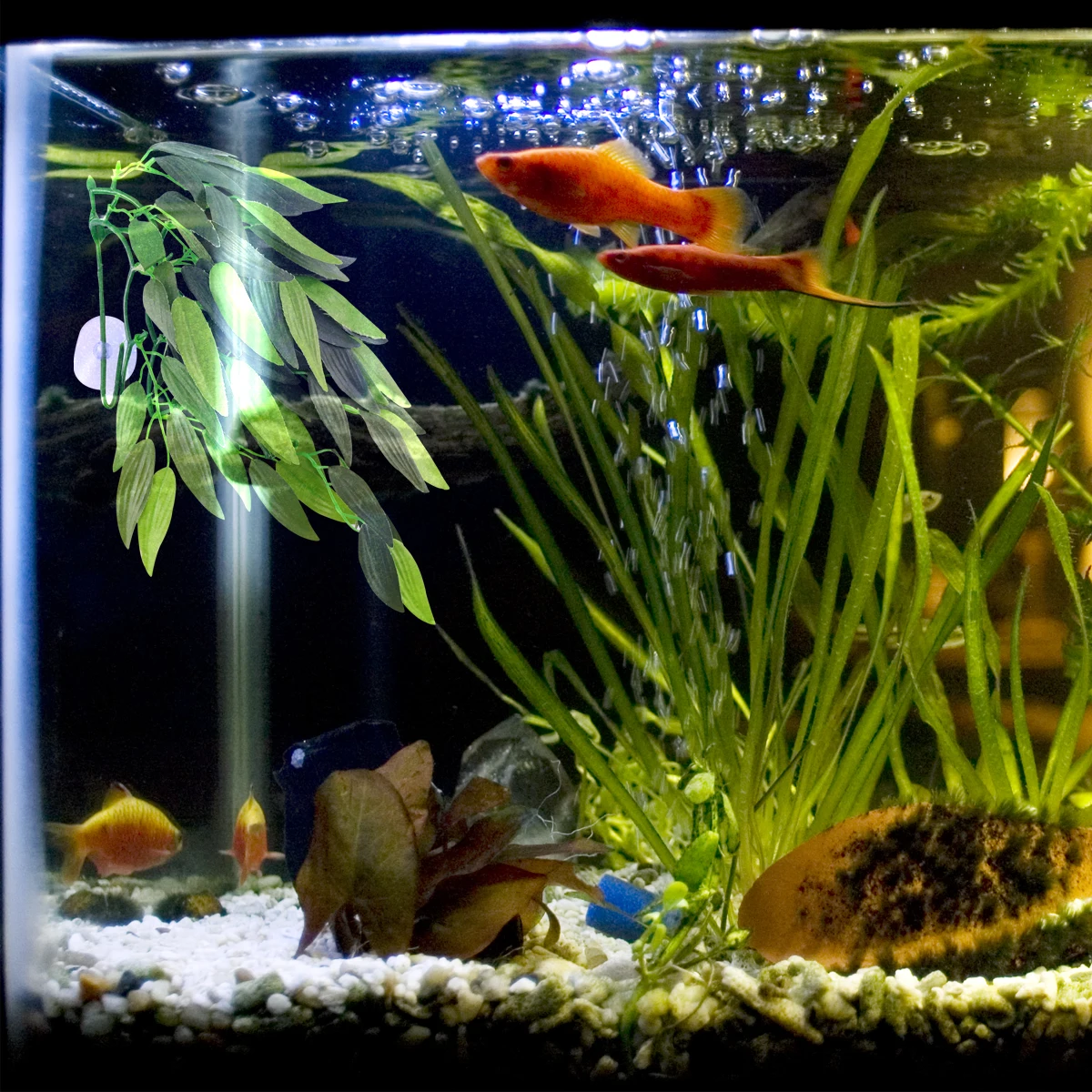 

Lifelike Rattan Aquarium Plants Artificial Tank Decor Safe for Fresh and Salt Water Easy to Clean Aquarium Plants