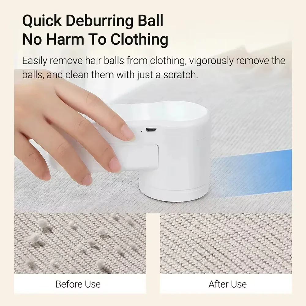 Xiaomi Mijia Lint Remover สําหรับเสื้อผ้า Fluff Pellet Remover Pilling เครื่องแบบพกพา Lint Eliminator เครื่องโกนหนวด Fuzzremover