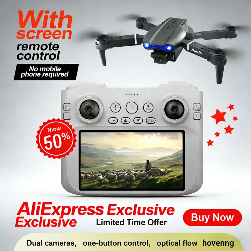 

HD двойная камера 8K 5G GPS профессиональная аэрофотосъемка пульт дистанционного управления самолет квадрокоптер игрушка новый экран управления E99 Pro Drone