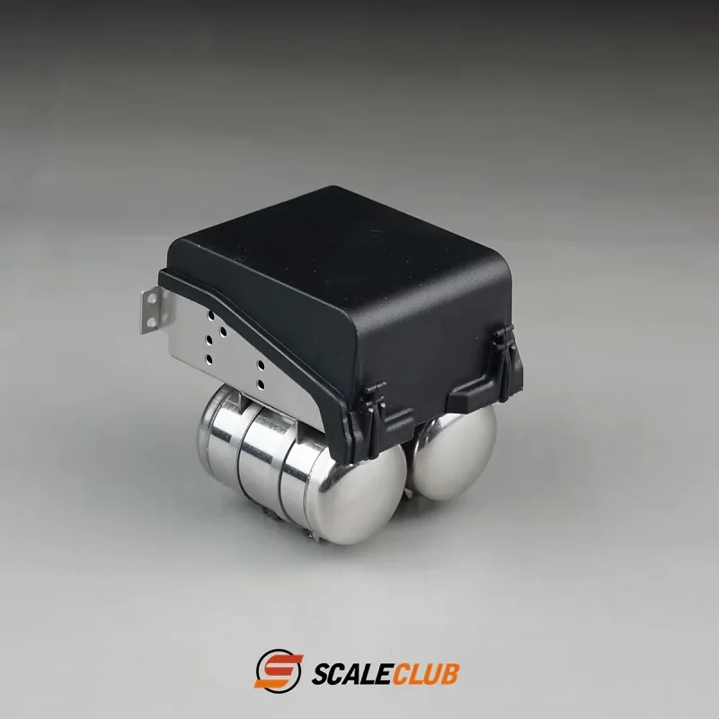 RC 1/14 Scaleclub Modell Batteriekasten Gastank für Tamiya Hydraulikbagger, Lader, Muldenkipper, für VOLVO Anhänger Kipper DIY-Teile – Detail 1