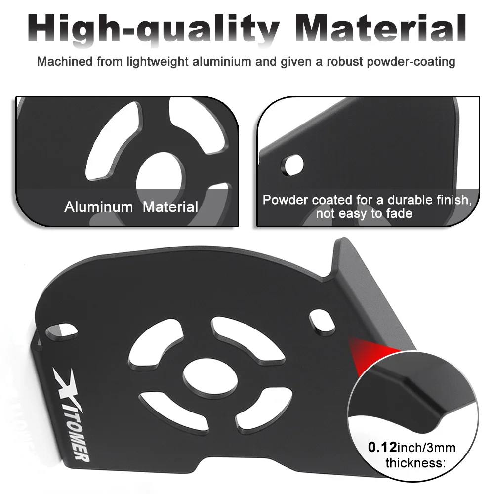 

Motorcycle Aluminum Front Sprocket Cover Case Saver Protector Chain Guard DRZ 4S DRZ-4S DRZ4S 2025-2026 For Suzuki