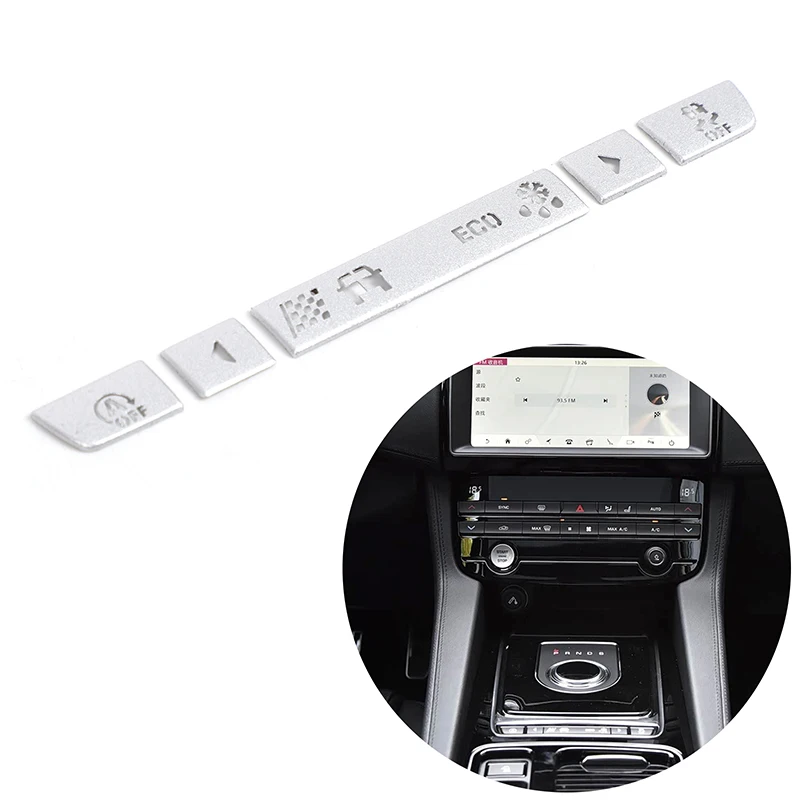 

Car Driving Mode Button Trim Sticker Interior Button Decor Sticker Car Supplies For Jaguar F-PACE X761 XF X260 XE X760 2018-2020