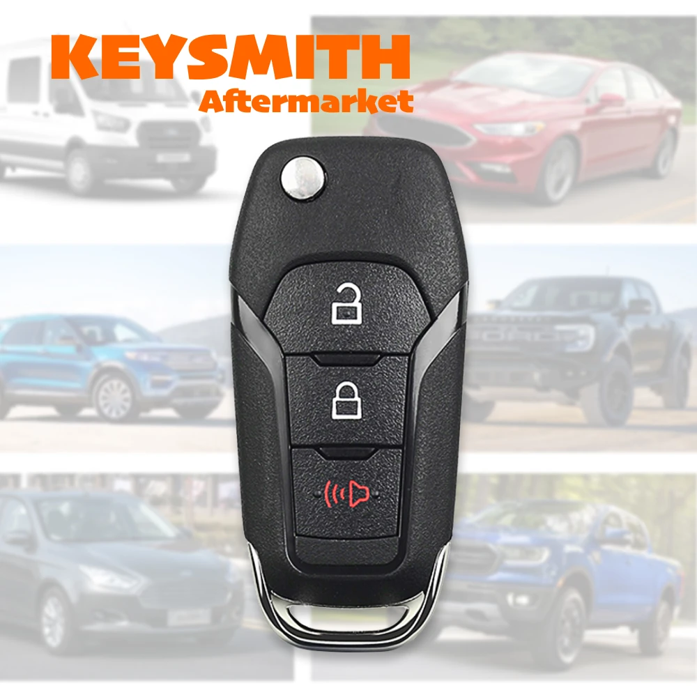 KEYSMITH Fernbedienung Autoschlüssel ID49 Chip 315 433 MHz Für Ford Escort Transit Explorer Fusion Ranger Raptor F150 F250 F350 F450 F550 – Detail 1