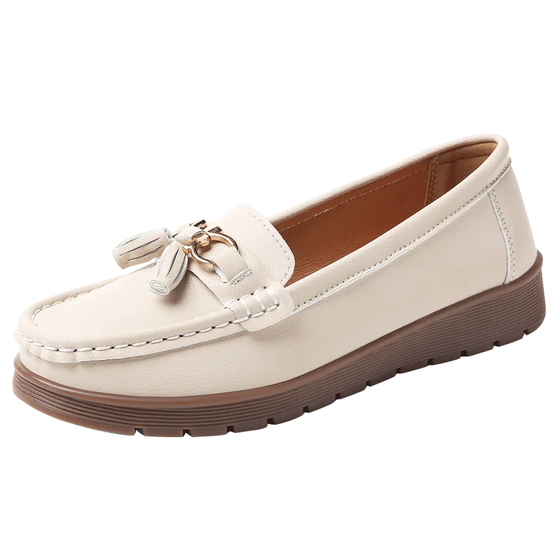 2025 Dames Loafers Zachte zool Comfortabele leggings Moederschoenen Vrijetijdsschoenen Lichtgewicht antislip Zachte platte schoenen Maat 35-41