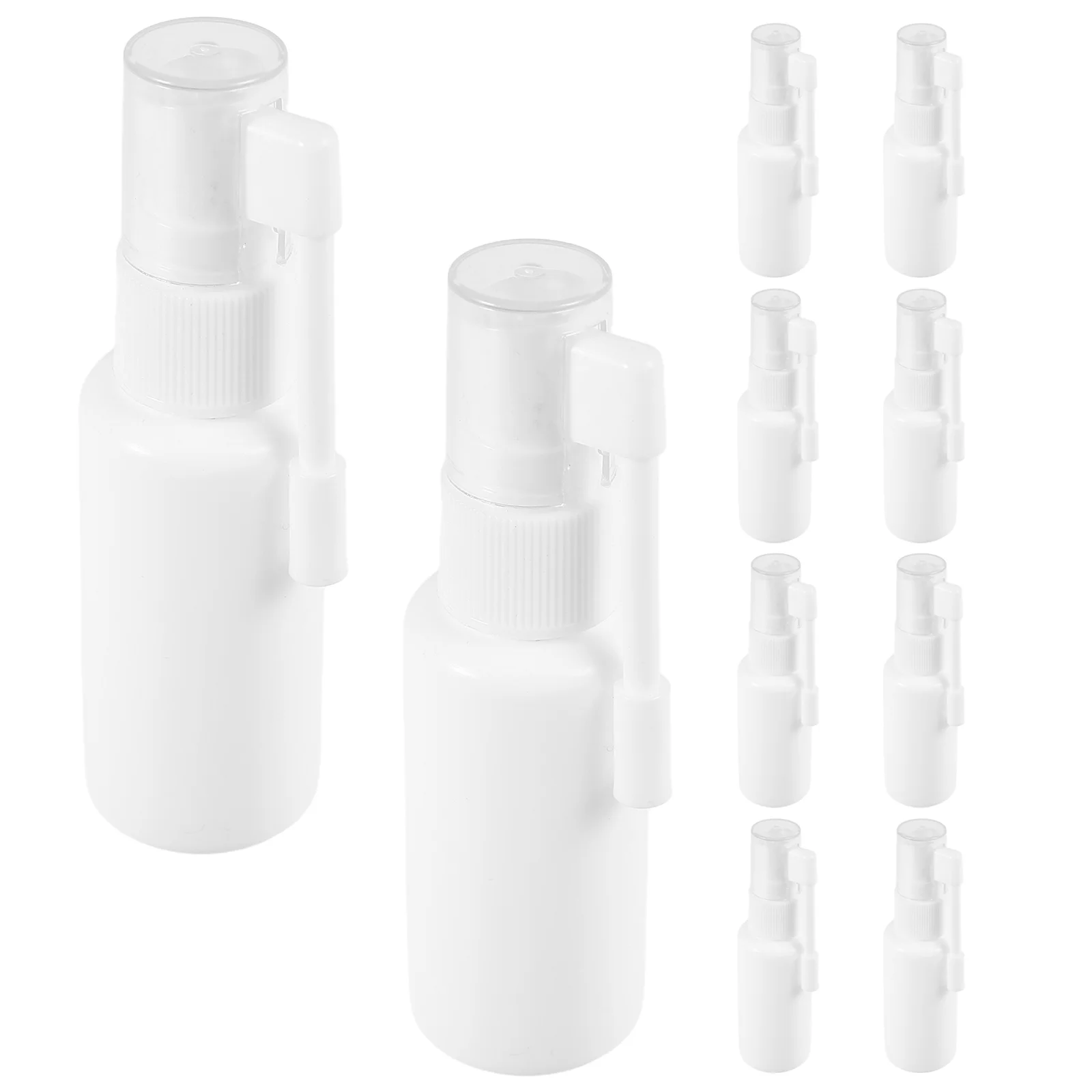 

10 Pcs Nasal Spray Bottle Mist Rinse Empty Bottles Flush Atomizer Mini Mister Pump