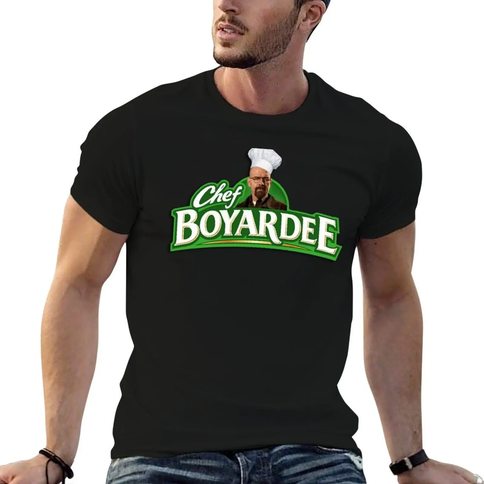 Chef Boyardee Breaking Bad Meme T-Shirt funny costumes quick-drying Men's t-shirts