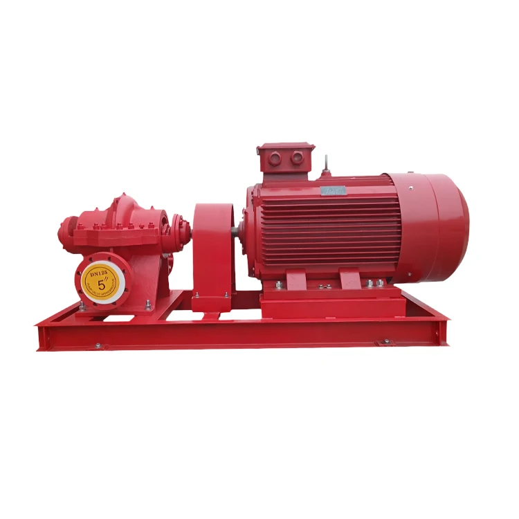 DEFU Double Suction Centrifugal Pumps Electric Motor High Flow Capacity Split Case Pump for Industry Water Supply Irrigation