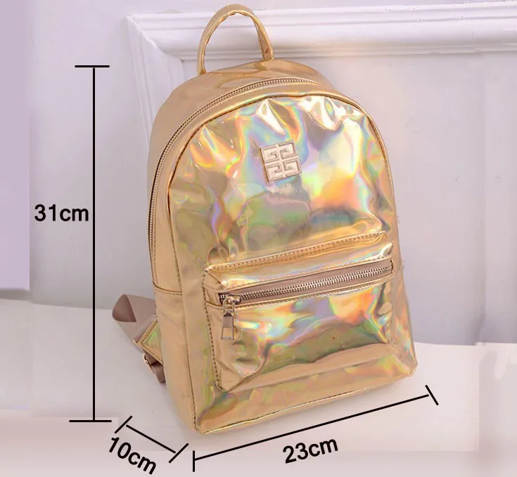 Zaino per unicorno Laser da donna 2024 versione coreana borse da scuola per studenti di moda Ptgirl Mini zaino per borse da ragazza mochila escolar