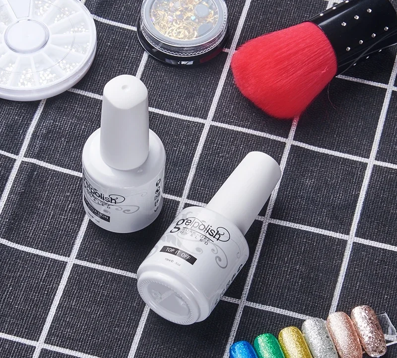 Brutogewicht 130 g Niet-reinigende topcoat totaal 30 ml Losweken Basislaag Foundation zonder plaklaag Geen veeg Top Coat Nagelgel