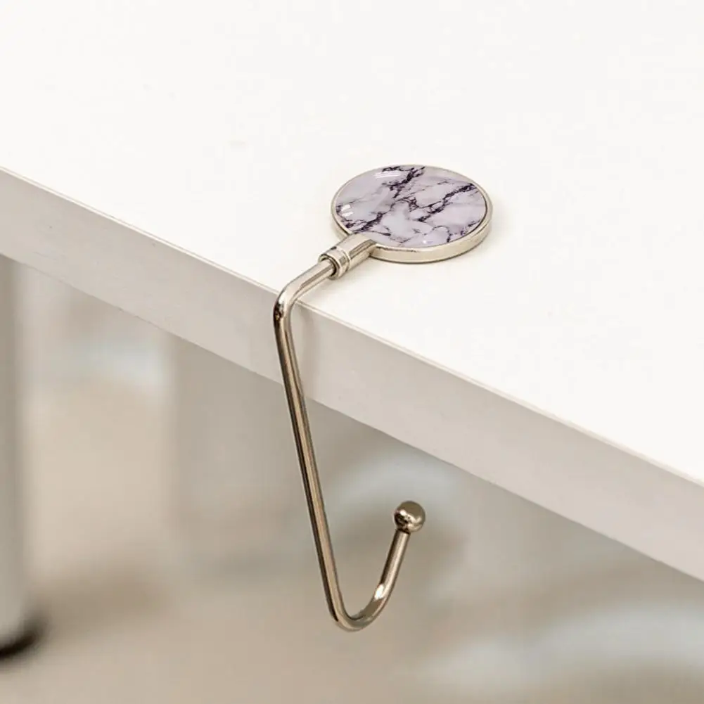 Folding  Great Table Convenient Bag Hanger Zinc Alloy Bag Hanger Nail-free Glue   for Kitchen