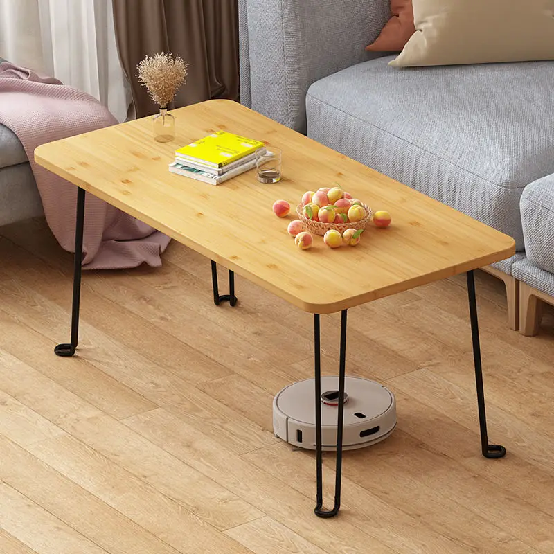 

Folding coffee table family living room Kang table simple small apartment bay window tea table bedroom learning computer