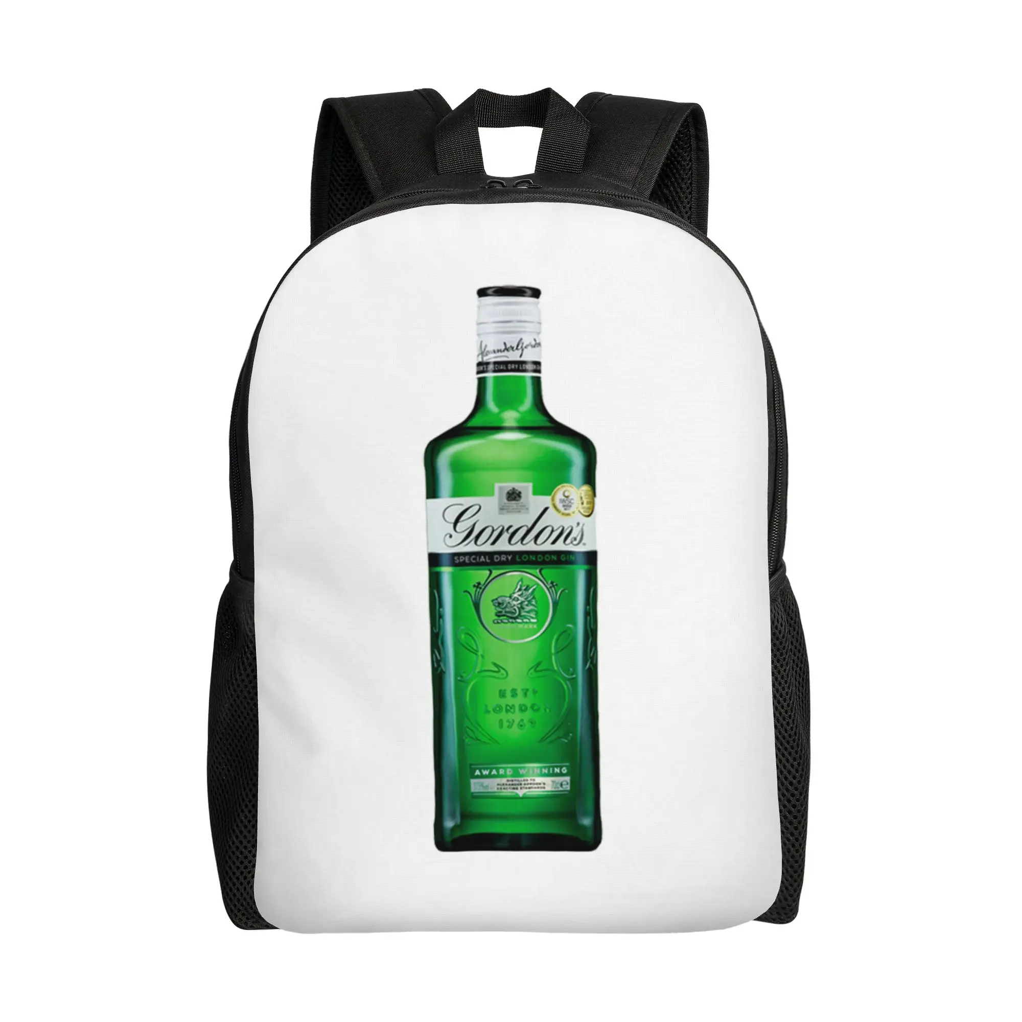 

Специальный сухой лондонский джин Gordon's в зеленой бутылке, рюкзак Gordon для студентов, вместительная сумка для ноутбука, к новому учебному году
