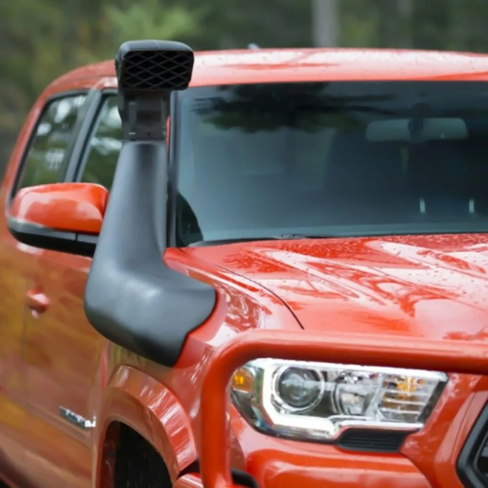 

3.5L V6 2GR-FKS Right Front Snorkel Kit - Black PE Cold Air Intake, Offroad 4x4 Water Sand for 2016-2021 Toyota Tacoma Resistant