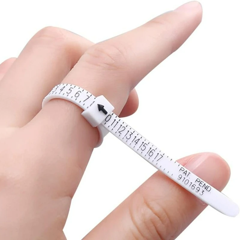 DIY Ring Measuring Soft Tape Measure Harmless Eco-friendly Portable Rings Gauge Size Ruler Light Jewelry Tools Jewels Equipments