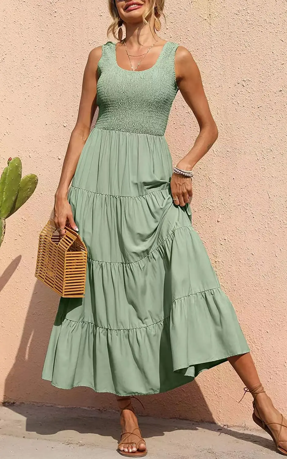 Summer Maxi Dress Women Elegant Long Party Dress Ladies Fashion A Line Ruched Dress For Women Sundress 2023 New