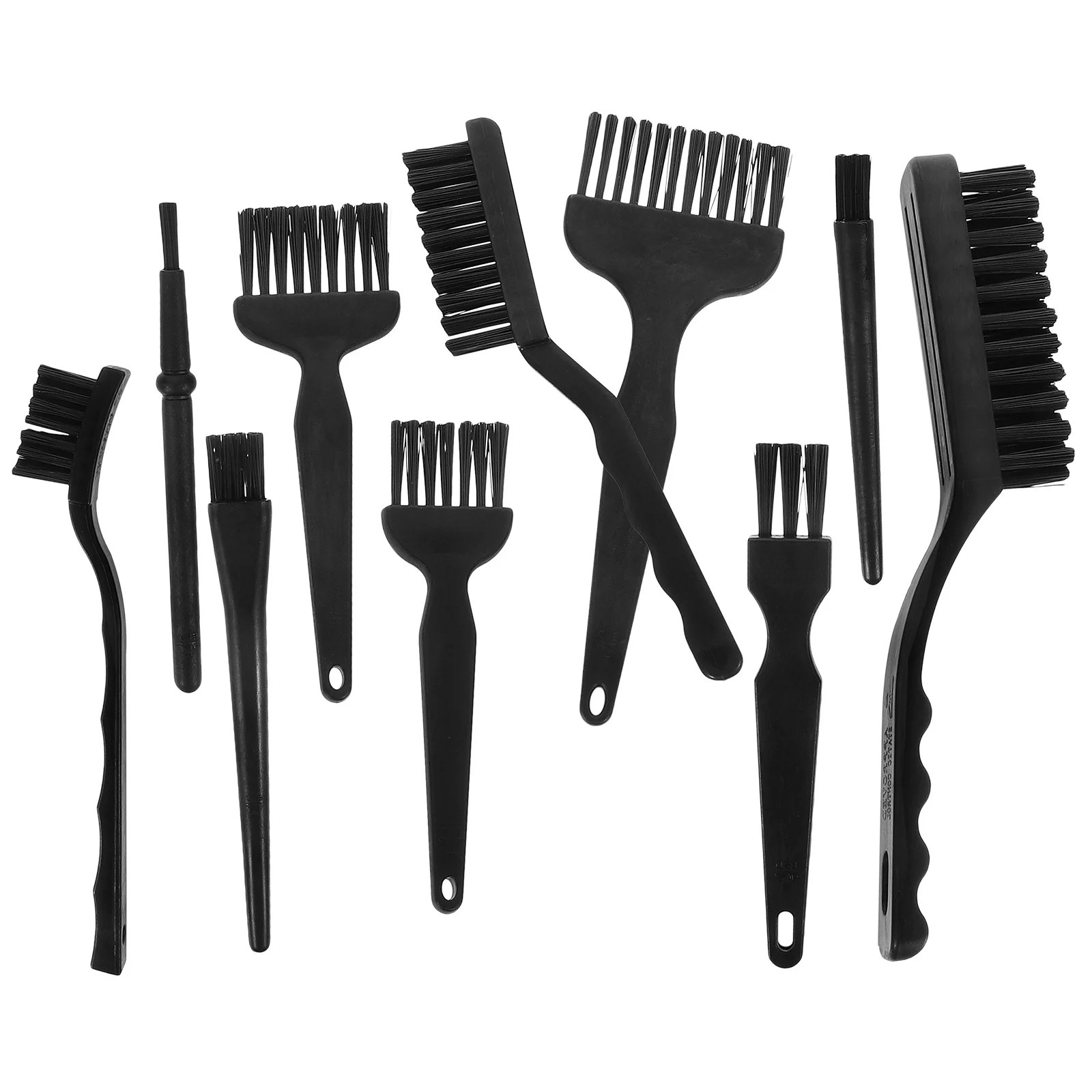 

10pcs Anti Static Cleaning Brush Set For Keyboard Laptop Multi-Purpose Electronics Cleaning Kit With Pa Bristles, Comfortable