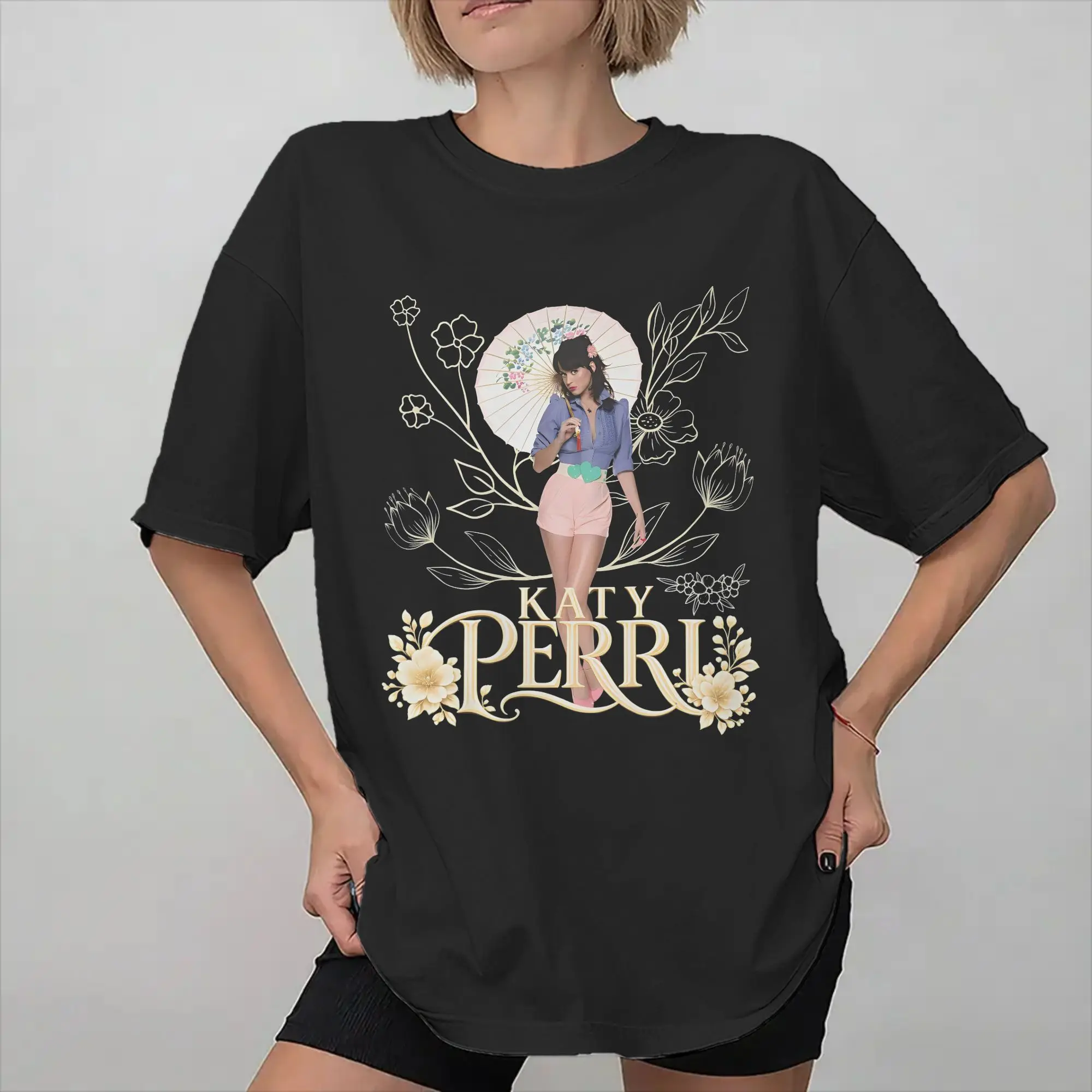 2026 Katys Perrys Tour Tee Shirt for Men Women Graphic Printed T Shirts  100% Cotton Clothes