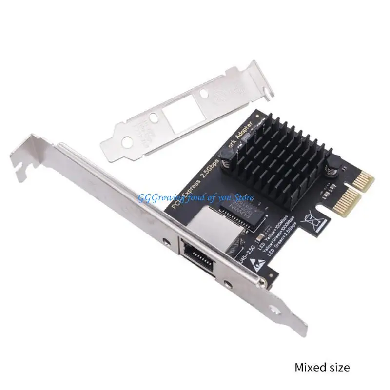 بطاقة شبكة PCIE إيثرنت H9EB بسرعة 2.5 جيجابت في الثانية PCIExpress PCIE بطاقة شبكة 10/100/1000/25000 ميجابت في الثانية RJ45 #6
