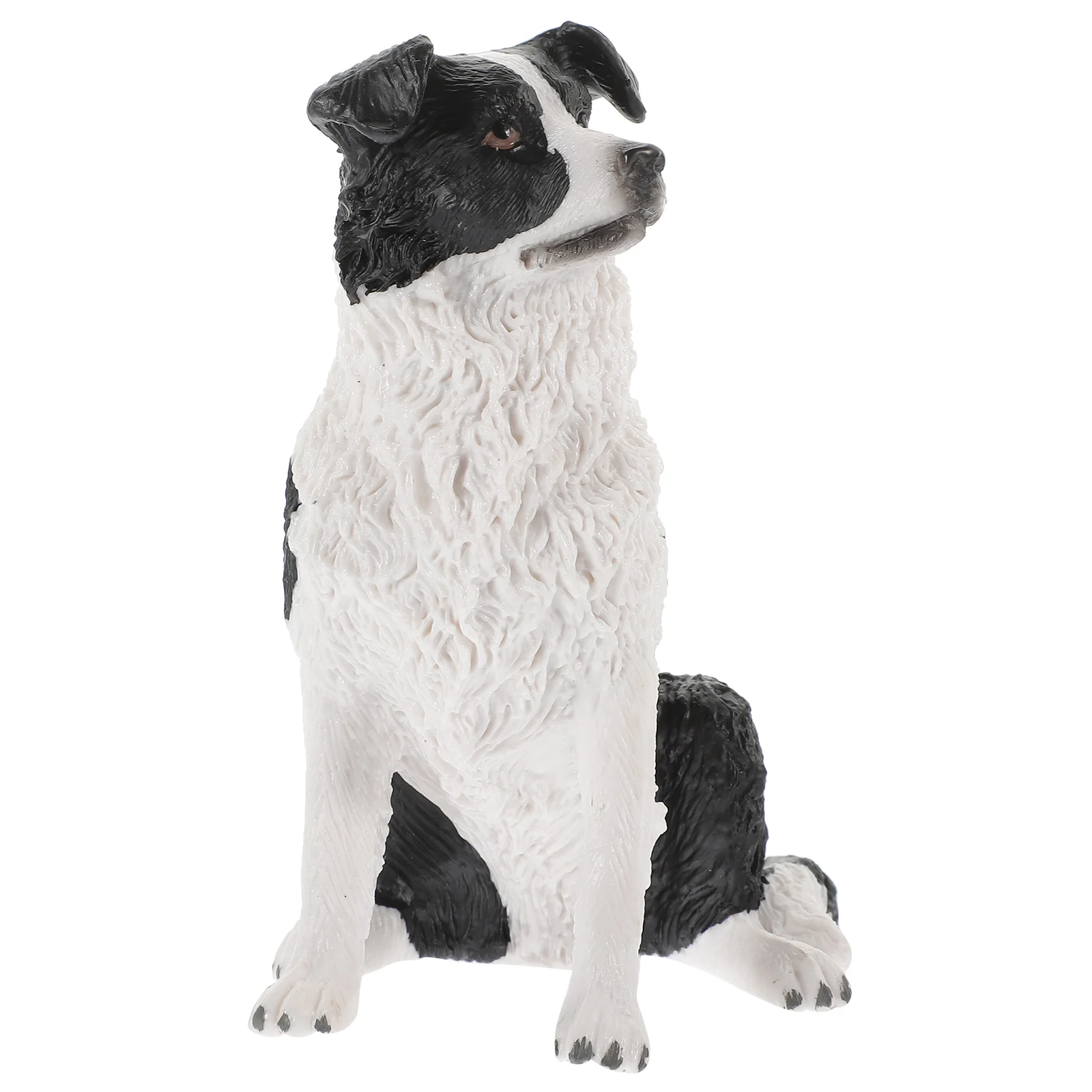 Border Collie Mini Dog Figurines Toy Realistic Shepherd Dog Animal Statue Hand Painted Dogs Educational Toy Kids