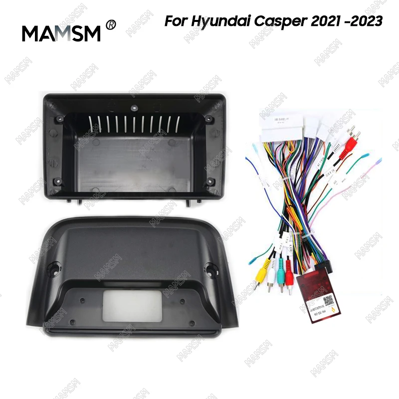 MAMSM 9 Inch Car Frame Fascia Adapter Android Radio Dash Fitting Panel Kit For Hyundai casper 2021 2022 2023